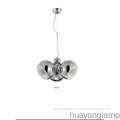 Three Hands Plolished Chrome Iron Modern CFL Pendant Lamp